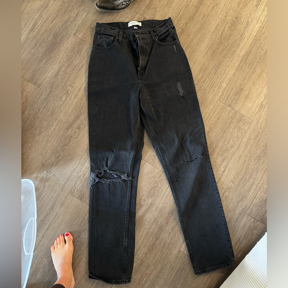 Black abercrombie jeans